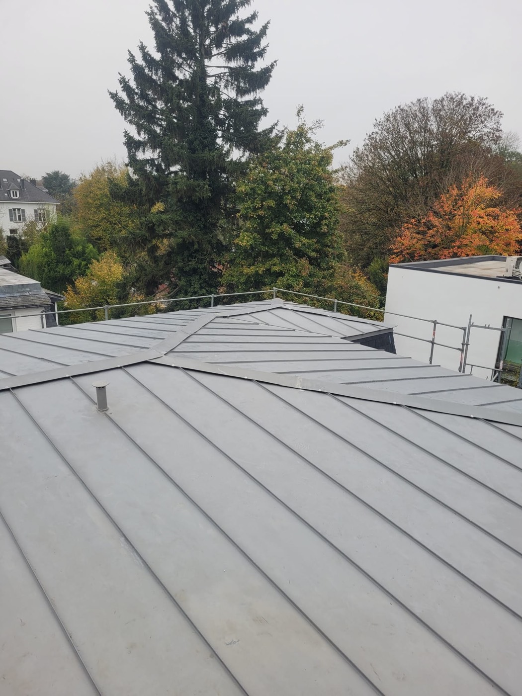 Toiture plate étanchéifiée en EPDM à Auderghem